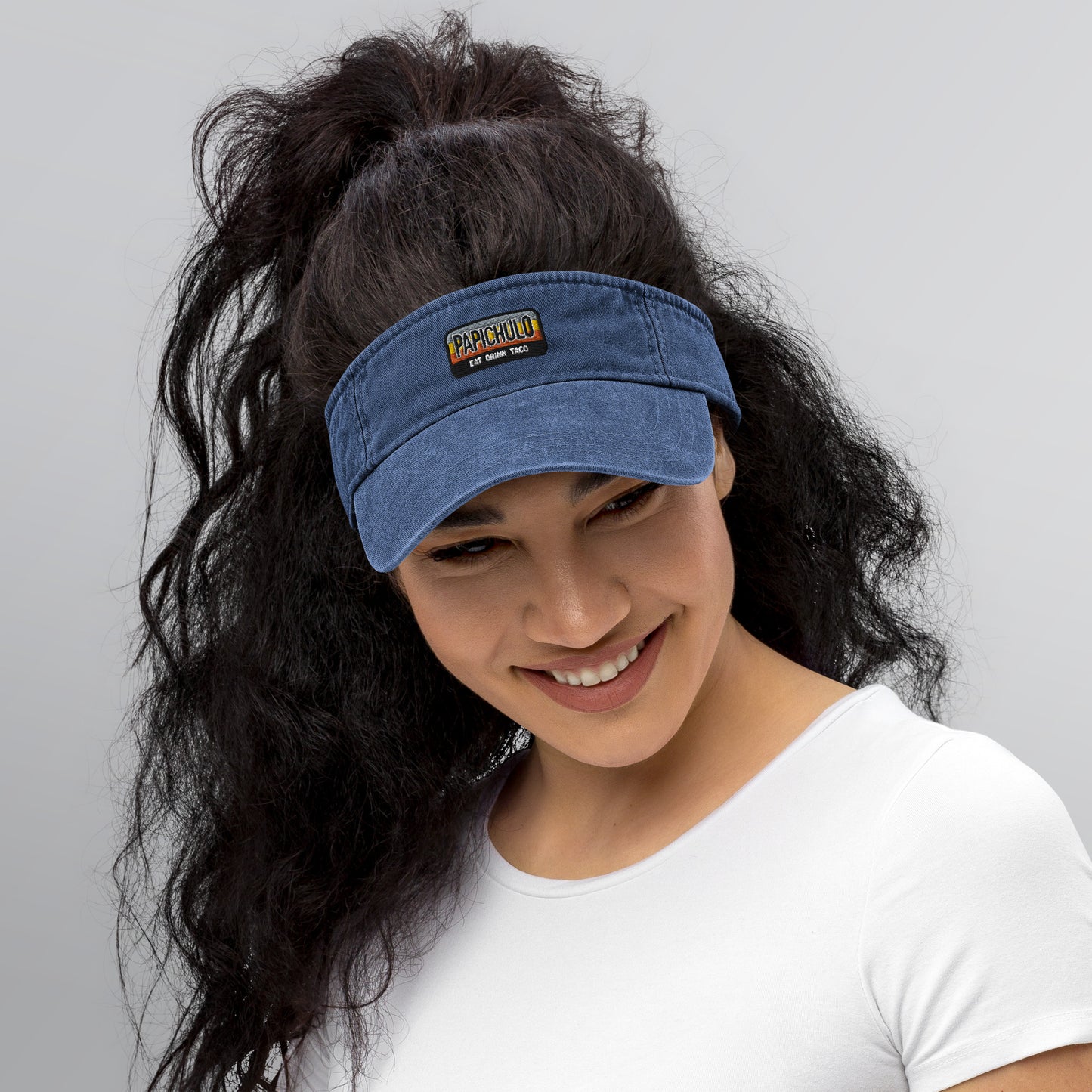 Papi Plate Denim visor